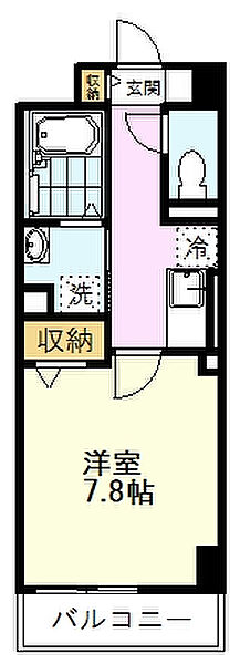 エスペランサ国立 605｜東京都国立市東3丁目(賃貸マンション1K・6階・29.10㎡)の写真 その2