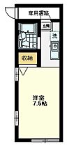 ラ・シャンブル B ｜ 東京都国分寺市東恋ヶ窪4丁目6-1（賃貸アパート1K・2階・19.83㎡） その2