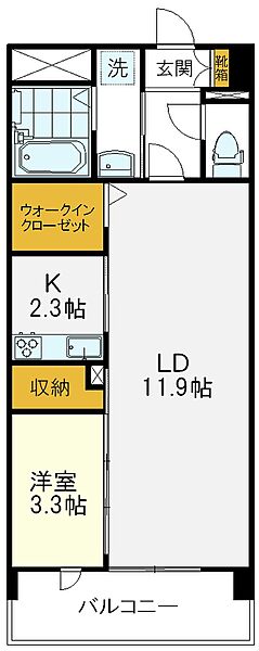 コートポワール国立 704｜東京都国立市谷保(賃貸マンション1LDK・7階・43.94㎡)の写真 その2