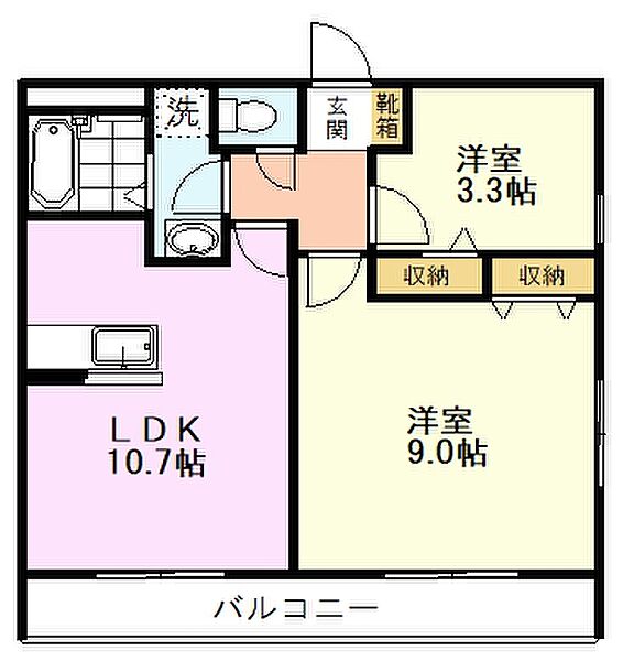 リブリ・あずま 101｜東京都国立市東4丁目(賃貸マンション2LDK・1階・49.68㎡)の写真 その2