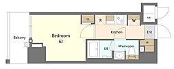 S-RESIDENCE松戸lrise 1Kの間取図画像