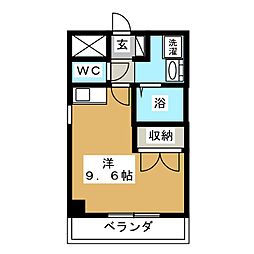 メゾン・ド・宝星 ワンルームの間取図画像