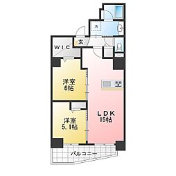 Welina Halelea 2LDKの間取図画像