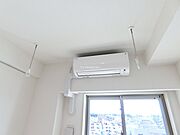 エアコン＆室内物干し付き