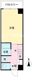 Well-Blend蒲田 ワンルームの間取図画像