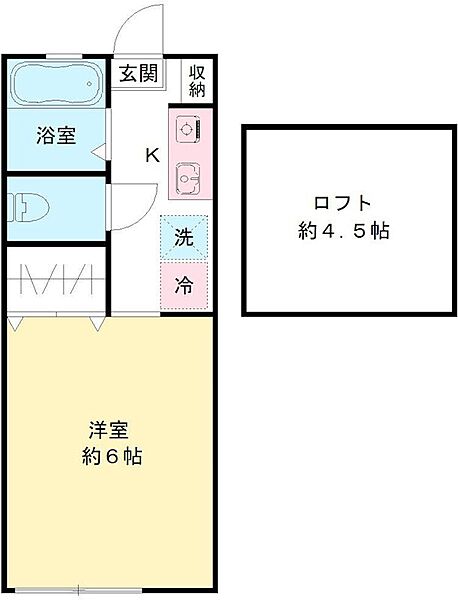 フロムココII 103｜東京都多摩市一ノ宮４丁目(賃貸アパート1R・1階・19.87㎡)の写真 その2