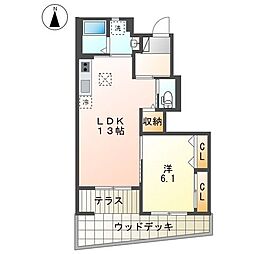 間取図画像 1LDK