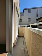 南向きのベランダ
