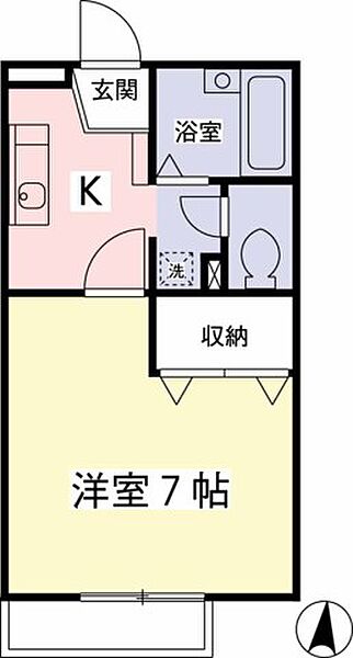 プロシード 102｜東京都八王子市大塚(賃貸アパート1K・1階・23.18㎡)の写真 その2