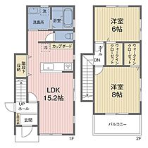 志村邸テラスハウス - ｜ 東京都多摩市永山５丁目24-14（賃貸テラスハウス2LDK・--・73.69㎡） その2