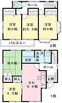 東橋本4丁目1貸家（短期専用）  ｜ 神奈川県相模原市緑区東橋本４丁目1-1（賃貸一戸建5DK・--・93.08㎡） その2