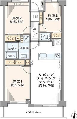 間取り ノヴァ目黒南A 1階/102