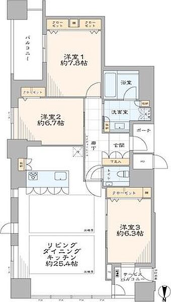 間取りを拡大表示