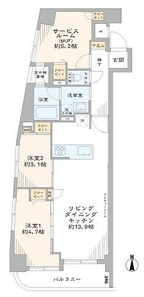 室内を拡大表示