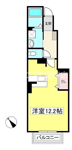 セラ－養神 103｜愛知県蒲郡市三谷町七舗(賃貸アパート1R・1階・32.90㎡)の写真 その2