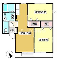 グリーンベル 101 ｜ 愛知県蒲郡市豊岡町姥子（賃貸アパート2LDK・1階・49.85㎡） その2