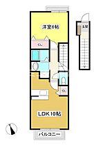 カーサ・エスポワール 201 ｜ 愛知県蒲郡市三谷町伊与戸（賃貸アパート1LDK・2階・42.37㎡） その2