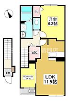 アヴニール 202 ｜ 愛知県蒲郡市豊岡町鍜治薬師（賃貸アパート1LDK・2階・50.96㎡） その2