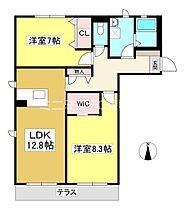 ヴェルドミールＢ 103 ｜ 愛知県蒲郡市竹谷町宮前（賃貸アパート2LDK・1階・69.59㎡） その2