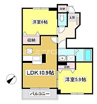 ラピシアA 102 ｜ 愛知県蒲郡市鹿島町中郷（賃貸アパート2LDK・1階・53.28㎡） その2