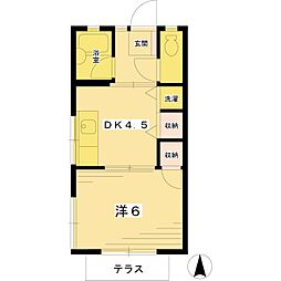 メゾンドサチ 1DKの間取図画像