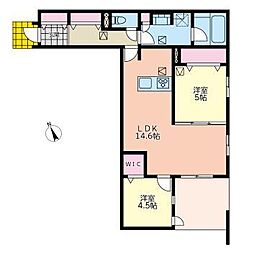 チェリーゼ 2LDKの間取図画像