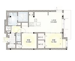 チェリーゼ 2LDKの間取図画像