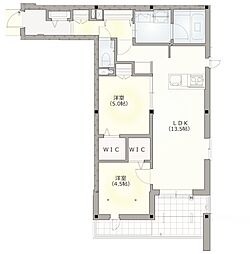 チェリーゼ 2LDKの間取図画像