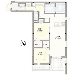 チェリーゼ 2LDKの間取図画像