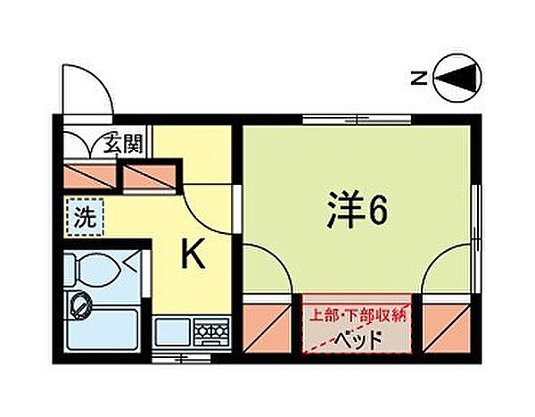 コージーハイツ B101｜東京都杉並区成田西２丁目(賃貸アパート1K・1階・23.14㎡)の写真 その2