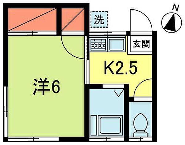 矢竹ハイツ 202｜東京都杉並区高円寺南１丁目(賃貸アパート1K・2階・20.70㎡)の写真 その2