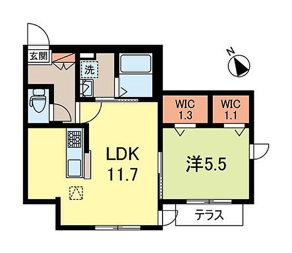 Twin Vita（ツインヴィータ） ｜東京都杉並区堀ノ内３丁目(賃貸マンション1LDK・1階・43.48㎡)の写真 その2