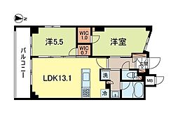 スプリングスクエア永福 2LDKの間取図画像