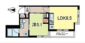 テラスKISHIMOTO 202 ｜ 東京都中野区中央５丁目（賃貸マンション1LDK・2階・34.28㎡） その2