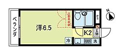 メゾンメモワール 1Kの間取図画像
