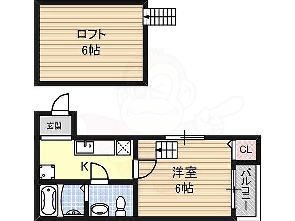 コーポ愛花夢 ｜愛知県名古屋市西区枇杷島４丁目(賃貸アパート1K・1階・21.54㎡)の写真 その2