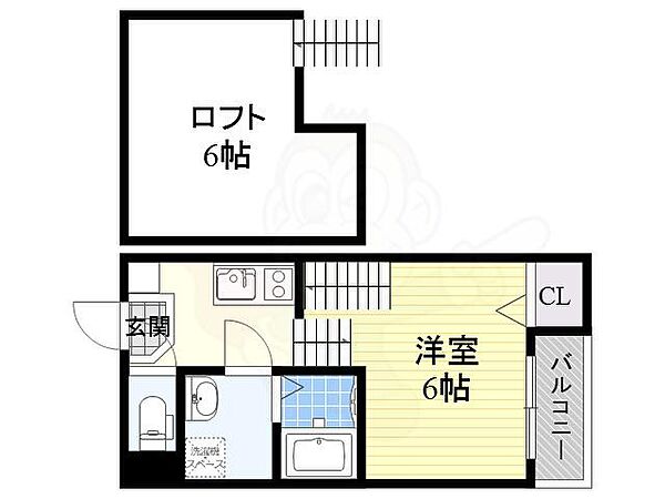 愛知県名古屋市中川区露橋町(賃貸アパート1K・1階・20.66㎡)の写真 その2