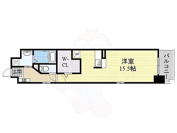 セント・ウェスティン ｜愛知県名古屋市中川区高畑２丁目(賃貸マンション1R・1階・40.16㎡)の写真 その2