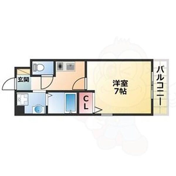 サンシャイン白菊 ｜愛知県名古屋市西区枇杷島３丁目(賃貸マンション1K・3階・22.99㎡)の写真 その2