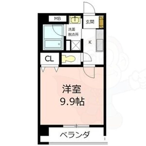 Cherry Suite ｜愛知県名古屋市西区南堀越１丁目(賃貸マンション1K・2階・29.96㎡)の写真 その2