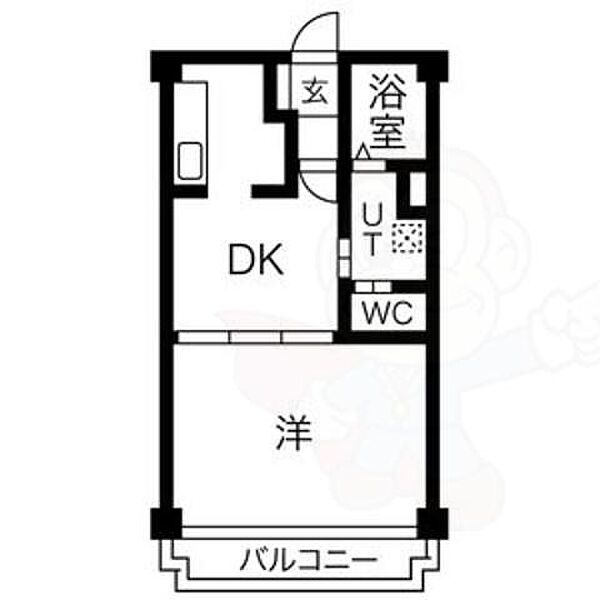 コンフォート二番 ｜愛知県名古屋市熱田区二番１丁目(賃貸マンション1DK・3階・36.80㎡)の写真 その2