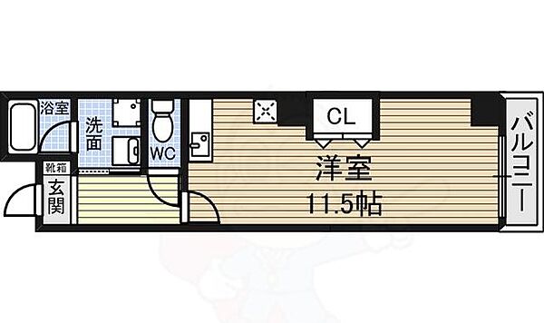 愛知県名古屋市熱田区金山町１丁目(賃貸マンション1R・5階・29.12㎡)の写真 その2