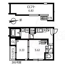 ハーモニーテラス十番4  ｜ 愛知県名古屋市中川区十番町１丁目（賃貸アパート2K・2階・28.04㎡） その2