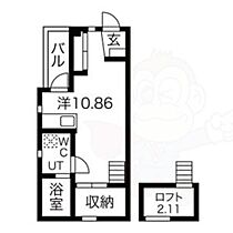 Lugar bonito(ルガルボニート)  ｜ 愛知県名古屋市東区大幸１丁目（賃貸アパート1R・2階・28.08㎡） その2