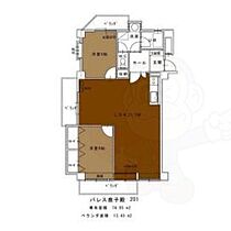 パレス鹿子殿  ｜ 愛知県名古屋市千種区徳川山町６丁目（賃貸マンション2LDK・2階・74.65㎡） その2