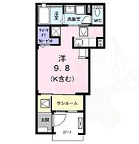 izumi1  ｜ 愛知県名古屋市中村区稲葉地町２丁目（賃貸アパート1R・1階・29.40㎡） その2