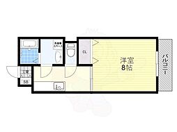 サンクレスト 1DKの間取図画像