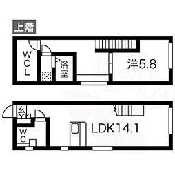 CELENEST名駅西 1SLDKの間取図画像