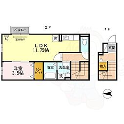 サンモール高畑 2階/-