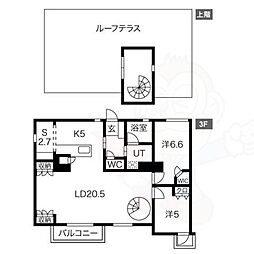 グレイスレジデンス八事 2SLDKの間取図画像